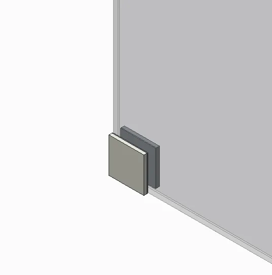 Двері в нішу Koer SR SD02-140x200-TR-01 прозоре скло Easy Clean 8мм, хром (KR5383)