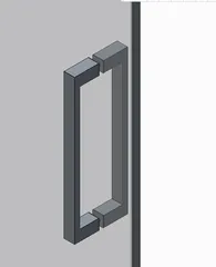 Двері в нішу Koer SR SD04-120x200-TR-07 прозоре скло Easy Clean 10мм, графіт (KR5388)