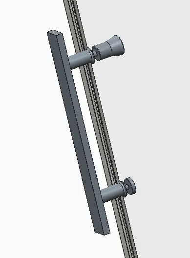 Двері в нішу Koer SR SD01-120x200-TR-01 прозоре скло Easy Clean 8мм, хром (KR5376)