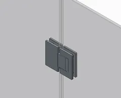 Бічна стінка до кабіни Koer SR SW04-90x200-TR-01 прозоре скло Easy Clean 10мм, хром (KR5390)
