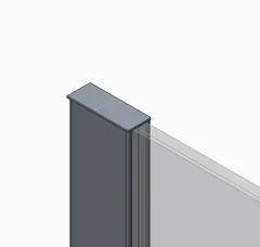 Душова перегородка Koer SR SP01-120x200-TR-01 Walk-In прозоре скло Easy Clean 8мм, хром (KR5394)