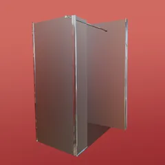 Душова перегородка Koer SR SP03-120x200-TR-01 Walk-In прозоре скло Easy Clean 8мм, хром (KR5398)