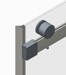 Двері в нішу Koer SR SD01-120x200-TR-02 прозоре скло Easy Clean 8мм, нікель (KR5379)