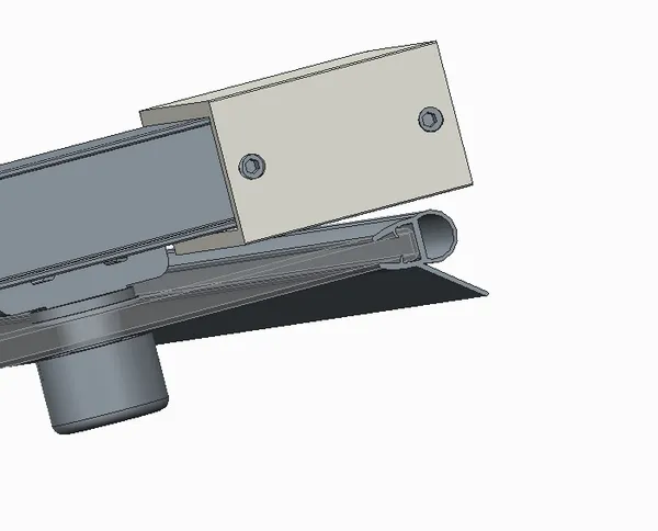 Двері в нішу Koer SR SD05-140x200-TR-01 прозоре скло Easy Clean 6мм, хром (KR5406)