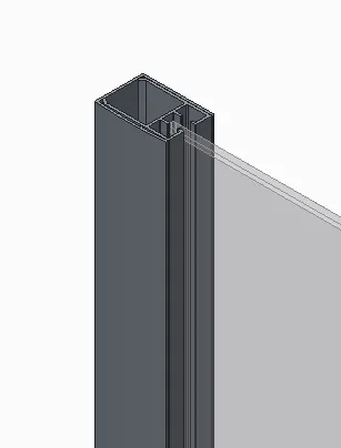 Шторки скляні на ванну Koer SR BS04-95x140-TR-07 прозоре скло 6мм, графіт (KR5404)
