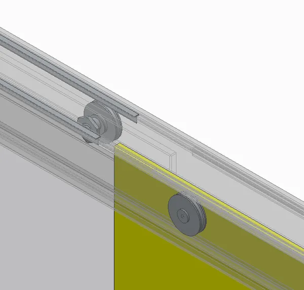Двері в нішу Koer SR SD03-140x200-TR-01 прозоре скло Easy Clean 8мм, хром (KR5385)