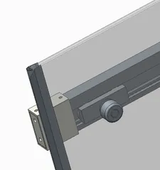 Двері в нішу Koer SR SD02-120x200-TR-01 прозоре скло Easy Clean 8мм, хром (KR5384)