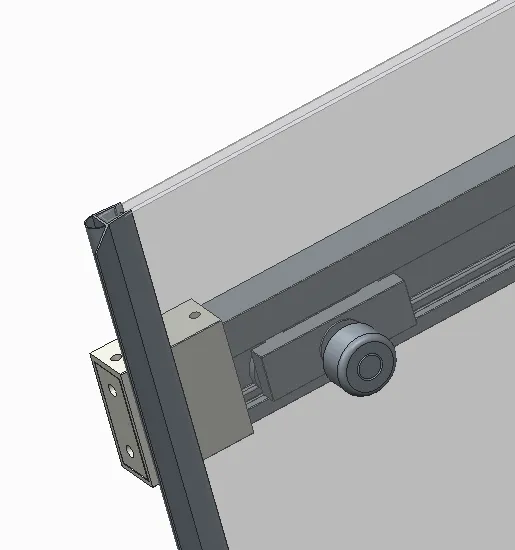 Двері в нішу Koer SR SD02-120x200-TR-01 прозоре скло Easy Clean 8мм, хром (KR5384)