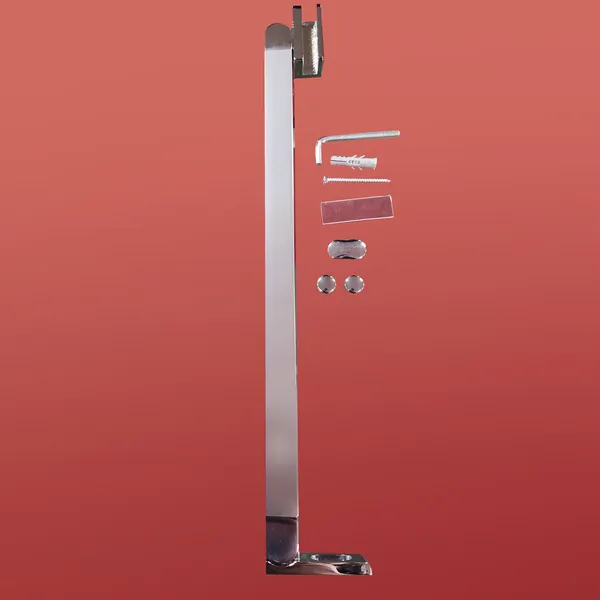 Двері в нішу Koer SR SD04-100x200-TR-01 прозоре скло Easy Clean 10мм, хром (KR5386)