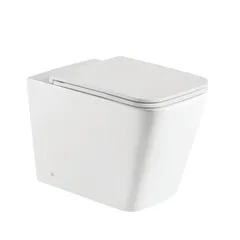 Унітаз підлоговий безбачковий Mixxus Premium QUADRO-0701-R 600х355х410mm, система змиву RIMLESS (MP6590)