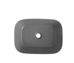 Раковина накладна Mixxus Premium DIVERSE-0116 GRAY 455x330x135mm (MP6651)