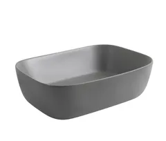Раковина накладна Mixxus Premium DIVERSE-0116 GRAY 455x330x135mm (MP6651)
