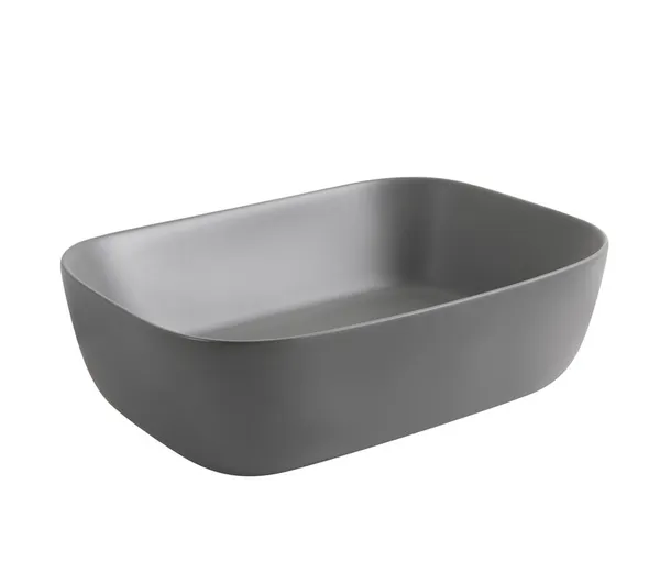 Раковина накладна Mixxus Premium DIVERSE-0116 GRAY 455x330x135mm (MP6651)