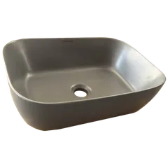 Раковина накладна Mixxus Premium DIVERSE-0116 GRAY 455x330x135mm (MP6651)
