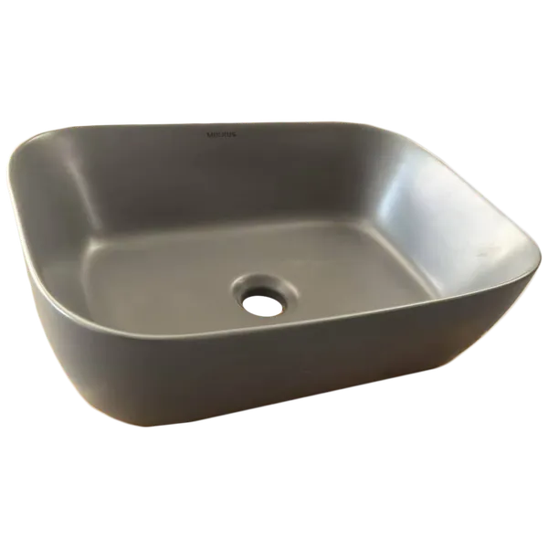 Раковина накладна Mixxus Premium DIVERSE-0116 GRAY 455x330x135mm (MP6651)