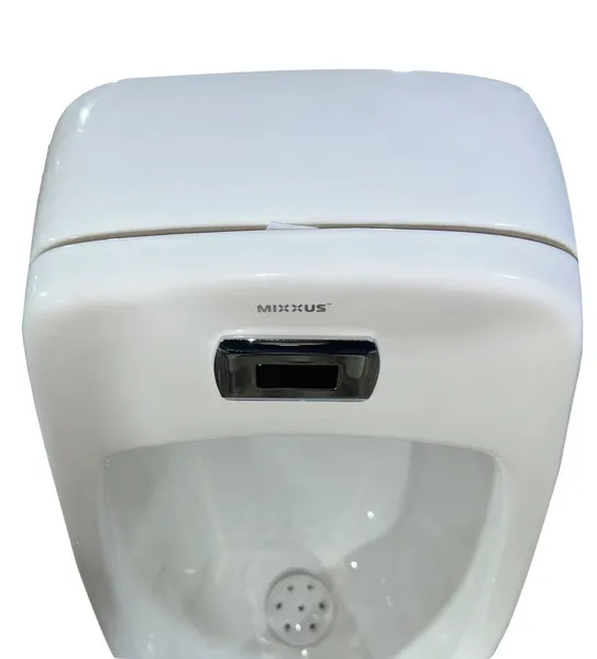 Пісуар підвісний Mixxus Premium BEVEL-1001 390x395x795mm з ІЧ-датчиком автоматичного змиву (MP6661)