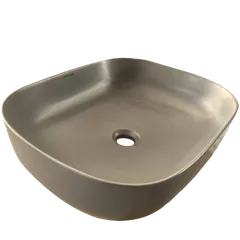 Раковина накладна Mixxus Premium DIVERSE-0115 GRAY 490x395x135mm (MP6650)