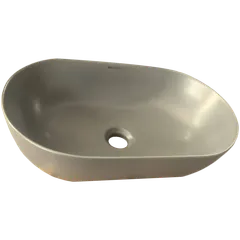 Раковина накладна Mixxus Premium ELLIPSE-0109 GRAY 500x300x140mm (MP6653)