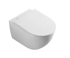 Комплект: Mixxus Premium Ellipse-SET-2101 Унітаз система змиву Tornado 3.0+ Інсталяція Koer KT-0404 + панель KT-0604-03 White