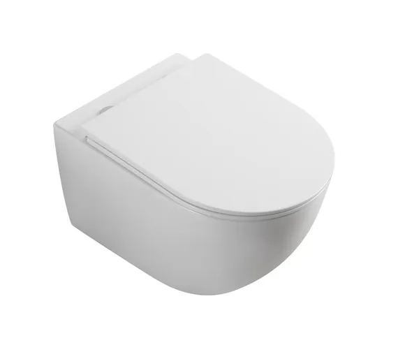 Комплект: Mixxus Premium Ellipse-SET-2101 Унітаз система змиву Tornado 3.0+ Інсталяція Koer KT-0404 + панель KT-0604-03 White
