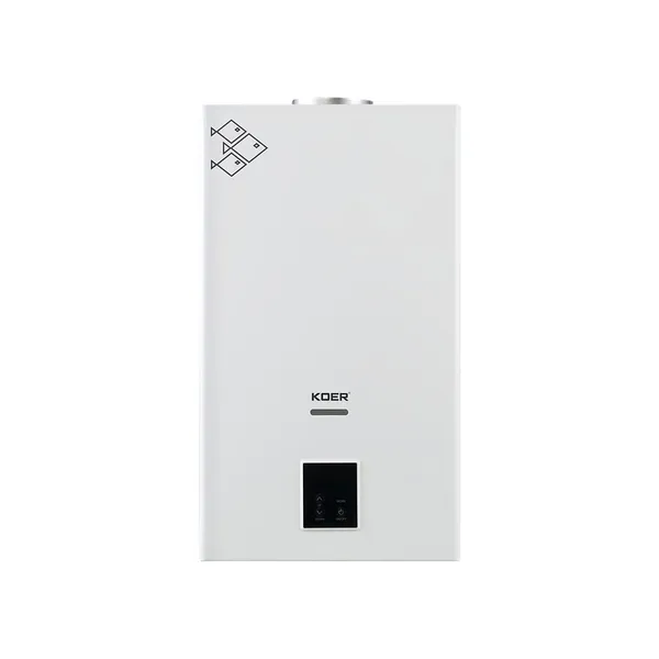 Газова колонка KOER KWH.G0210 WHITE димохідна з модуляцієй 10 л/хв, колір білий (KR5556)