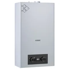 Газова колонка KOER KWH.G0110 GRAY димохідна 10 л/хв, колір сірий (KR5555)