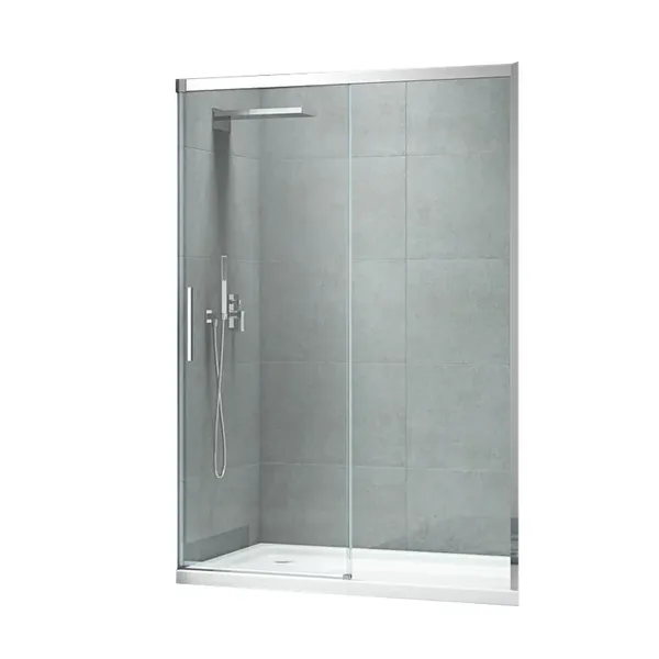 Двері в нішу Koer SR SD05-120x200-TR-01 прозоре скло Easy Clean 6мм, хром (KR5405)