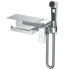 Змішувач для гігієнічного душу Mixxus Premium MARK 069 з тримачем для туалетного паперу (MI6786)