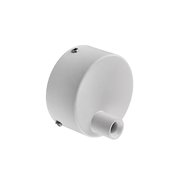 Чашка декоративна Mixxus TCC-01 WHITE (кругла) для маскування кабелю (колір білий) (MI6639)