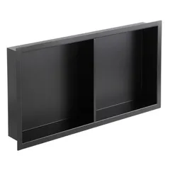 Полиця для ванної кімнати Mixxus Premium Niche-0103 Black (MI6682)