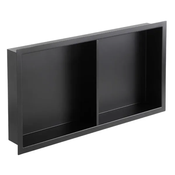 Полиця для ванної кімнати Mixxus Premium Niche-0103 Black (MI6682)