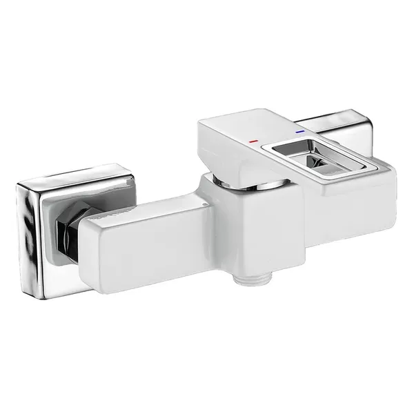Змішувач для душової кабіни Mixxus Premium DANTE 003 White-Chrome (MI6793)