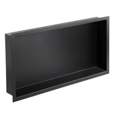 Полиця для ванної кімнати Mixxus Premium Niche-0102 Black (MI6680)