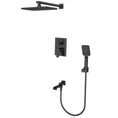 Вбудована душова система Mixxus Premium DALI 009 INNER BOX Black (MI6755)