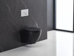 Унітаз підвісний Mixxus Premium ELLIPSE-0303-T3 BLACK 520х365х360mm,система змиву TORNADO 3.0 (MP6591)