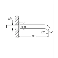 Вилив для ванни Grohe Essence (13449001)