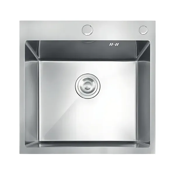 Мийка з нержавіючої сталі MIXXUS MH5050 DECOR NANO-SILVER (3.0/0.8) колір нержавійка (MI7040)