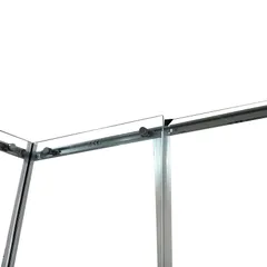 Душова кабіна без піддону Koer SR SC03-90x90x200-TR-01 прозоре скло Easy Clean 6мм, хром (KR5356)
