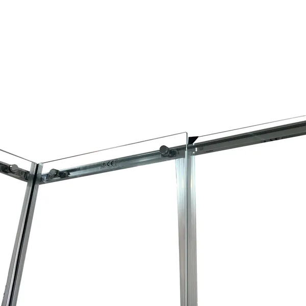 Душова кабіна без піддону Koer SR SC03-90x90x200-TR-01 прозоре скло Easy Clean 6мм, хром (KR5356)