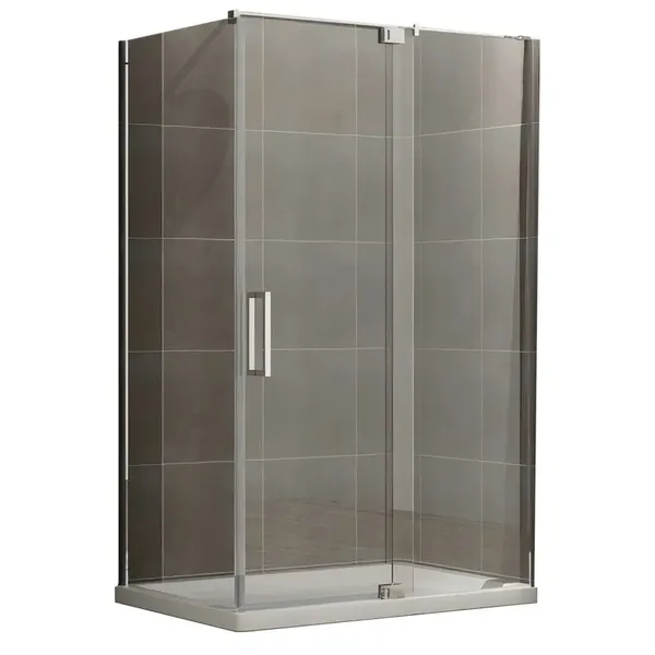Душова кабіна без піддону Koer SR SC02-120x90x200-TR-01 прозоре скло Easy Clean 8мм, хром (KR5354)