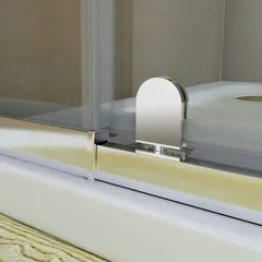 Душова кабіна без піддону Koer SR SC05-90x90x195-TR-01 прозоре скло Easy Clean 6мм, хром (KR5363)