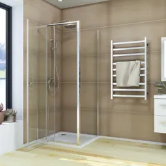 Душова кабіна без піддону Koer SR SC05-90x90x195-TR-01 прозоре скло Easy Clean 6мм, хром (KR5363)