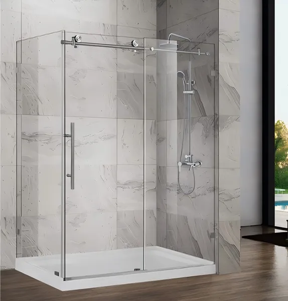 Душова кабіна без піддону Koer SR SC07-120x90x200-TR-01 прозоре скло Easy Clean 8мм, хром (KR5370)