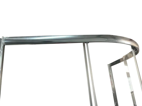 Душова кабіна без піддону Koer SR SC04-90x90x195-TR-01 прозоре скло Easy Clean 5мм, хром (KR5360)