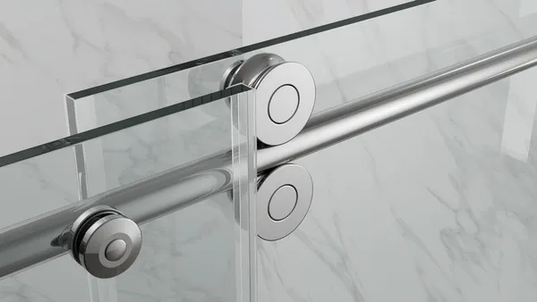 Двері в нішу Koer SR SD06-120x220-TR-01 прозоре скло Easy Clean 8мм, хром (KR5367)