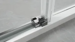 Душова кабіна без піддону Koer SR SC03-90x90x200-TR-07 прозоре скло Easy Clean 6мм, графіт (KR5359)