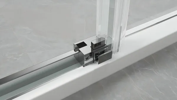 Душова кабіна без піддону Koer SR SC03-90x90x200-TR-07 прозоре скло Easy Clean 6мм, графіт (KR5359)
