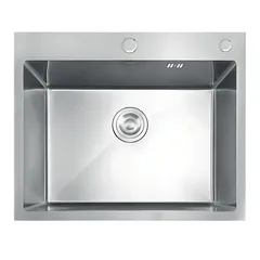 Мийка з нержавіючої сталі MIXXUS MH5843 DECOR NANO-SILVER (3.0/0.8) колір нержавійка (MI7041)