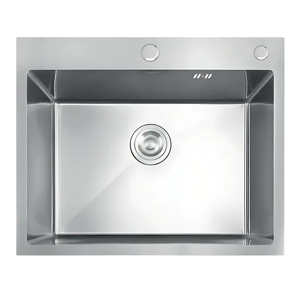 Мийка з нержавіючої сталі MIXXUS MH5843 DECOR NANO-SILVER (3.0/0.8) колір нержавійка (MI7041)
