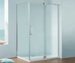 Душова кабіна без піддону Koer SR SC02-120x90x200-TR-01 прозоре скло Easy Clean 8мм, хром (KR5354)